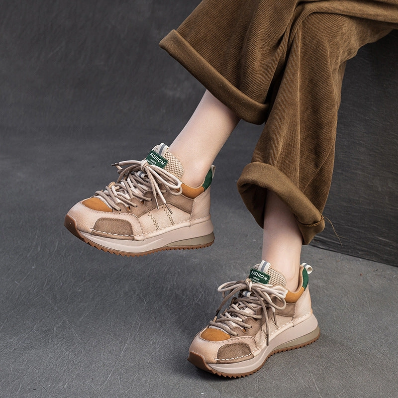 Skechers Leather Sneakers Women Stylish Quilted Leather Casual Sneakers