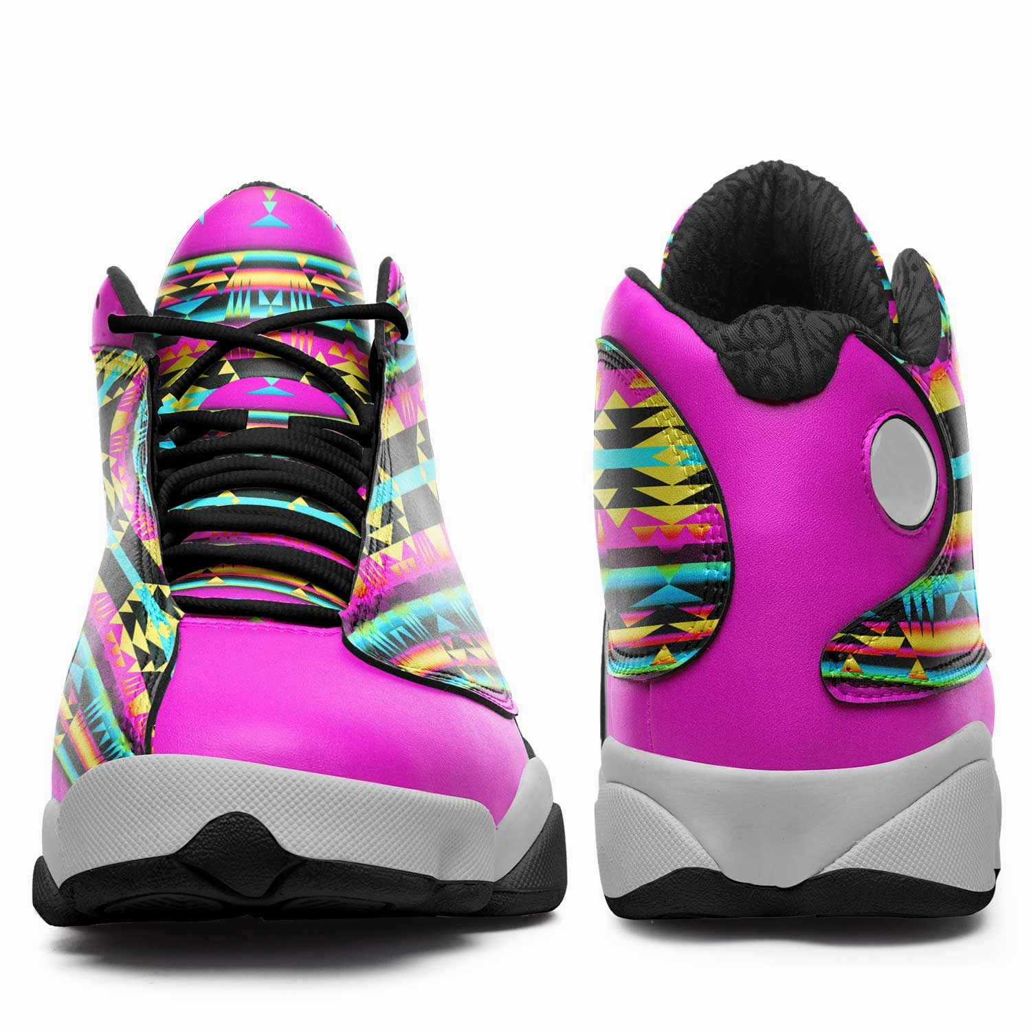 Mid Ankle Basketball Shoes Between the Sunset Mountains Isstsokini