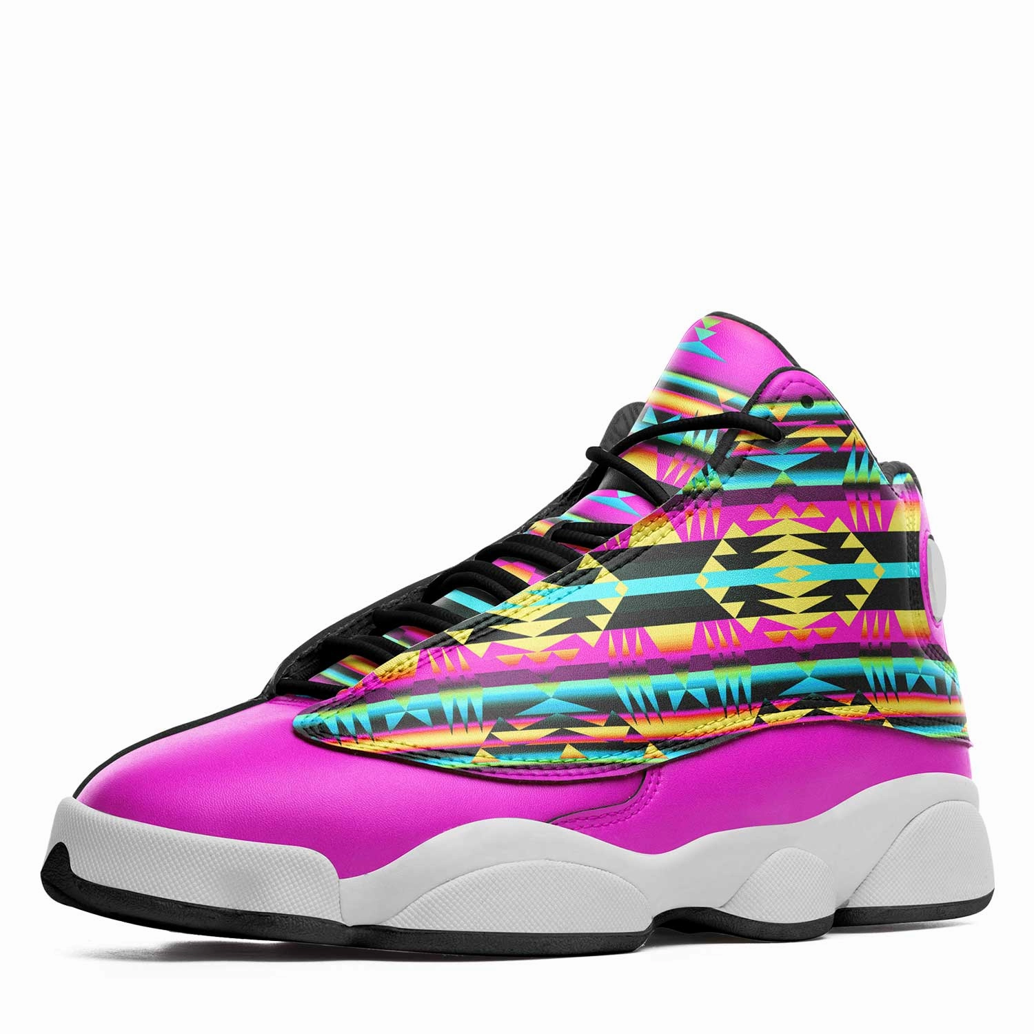 Between the Sunset Mountains Isstsokini Personalised Basketball Shoes