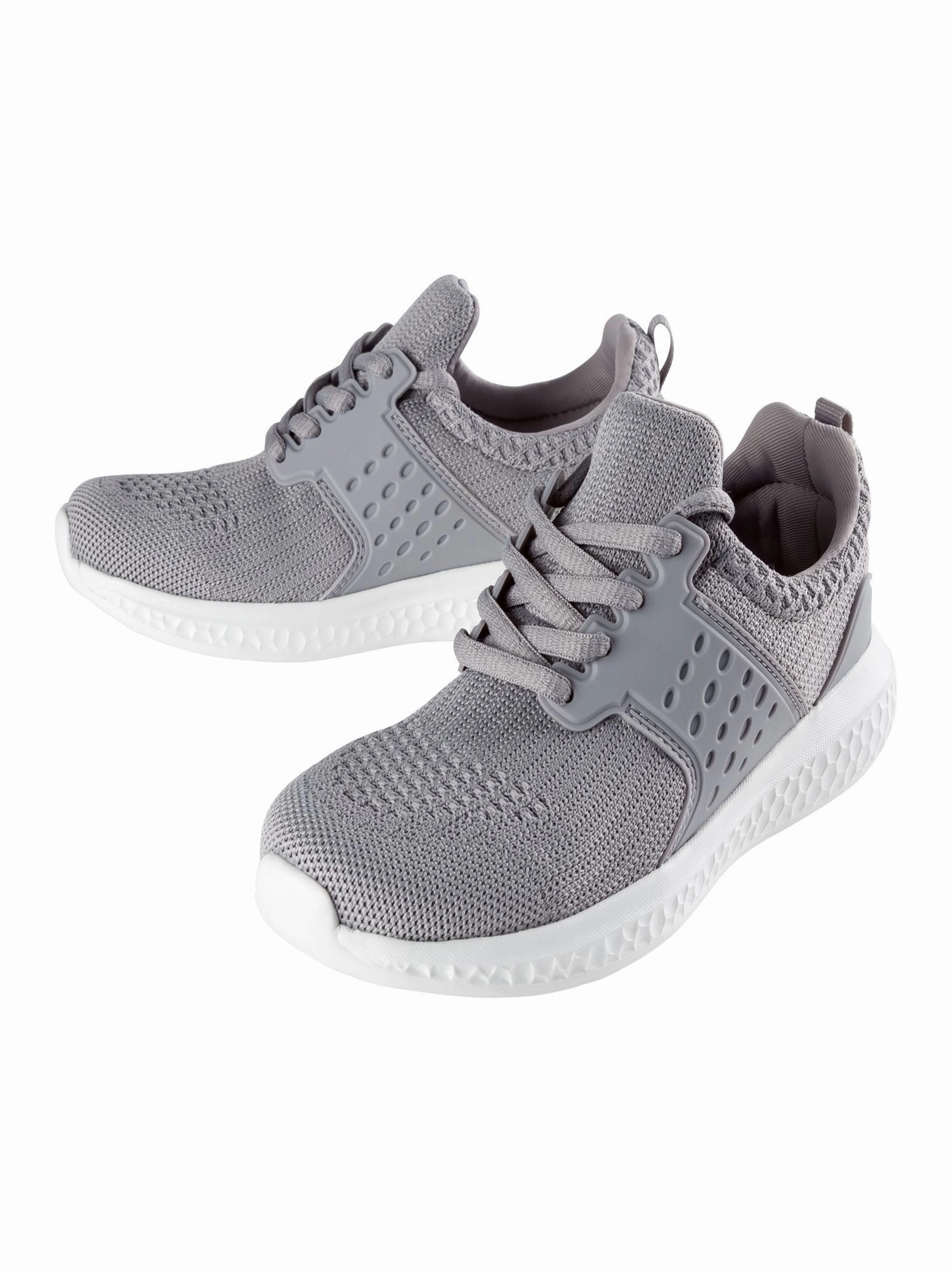 Kids Girl Textured Lace Up Sport Shoes,Grey Work Hog Boots