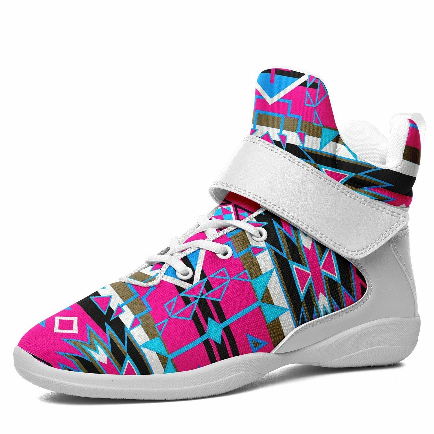Force of Nature Sunset Storm Ipottaa Basketball / Sport High Top Shoes - White Sole More Buckets Basketball Shoes