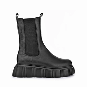 Jin Black Chelsea Boots Soda Platform Chelsea Boots