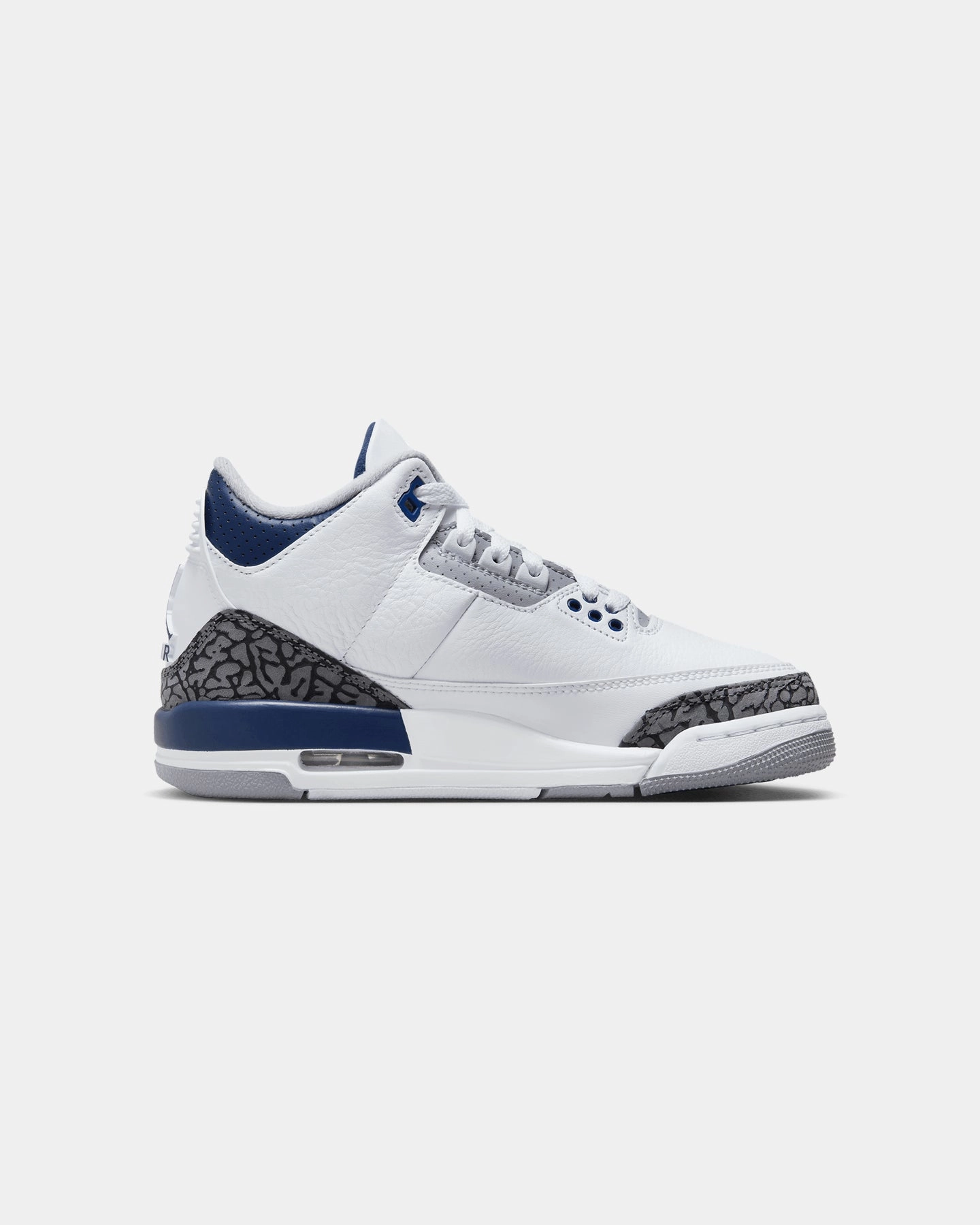 Nice Comfortable Walking Shoes Jordan Kids' Air Jordan 3 Retro BG (GS) White/Midnight