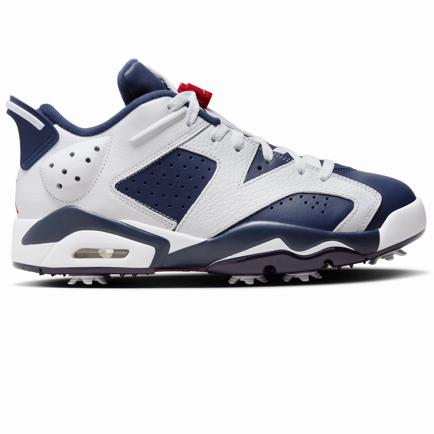 2025 Top Golf Jordan Retro 6 G White/Midnight Navy/Varsity Red