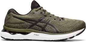 Laces For Asics Men's Asics GEL-Nimbus 24, Olive Canvas/Gunmetal, 12 D Medium