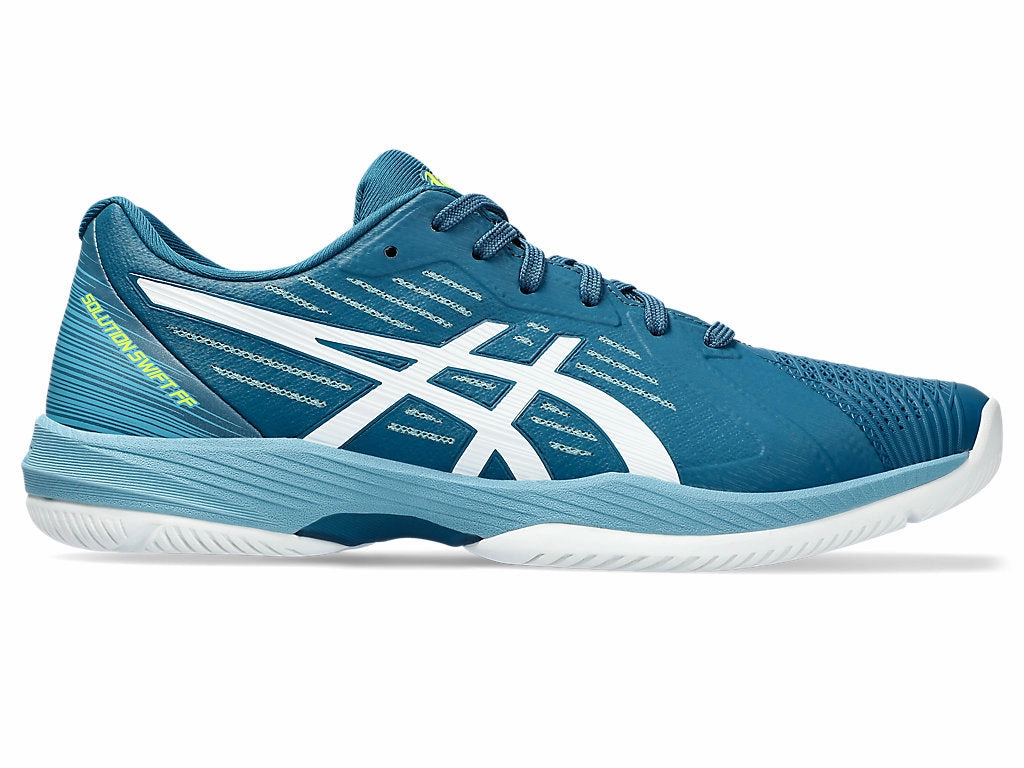 Asics Wrestling Shoes 2016 Men's Asics Solution Swift FlyteFoam, Restful Teal/White, 9.5 D Medium