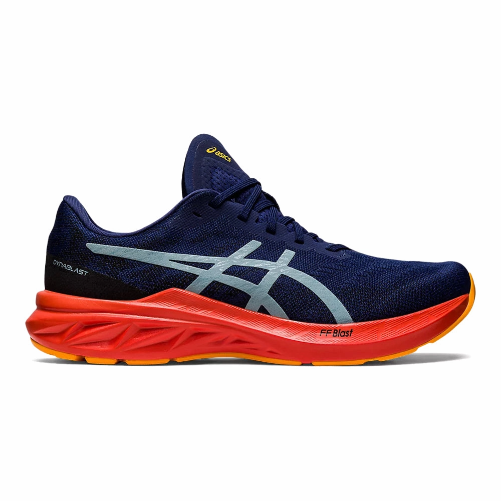 Asics Marathon Running Shoes Men's Asics Dynablast 3, Deep Ocean/Light Steel, 11.5 D Medium