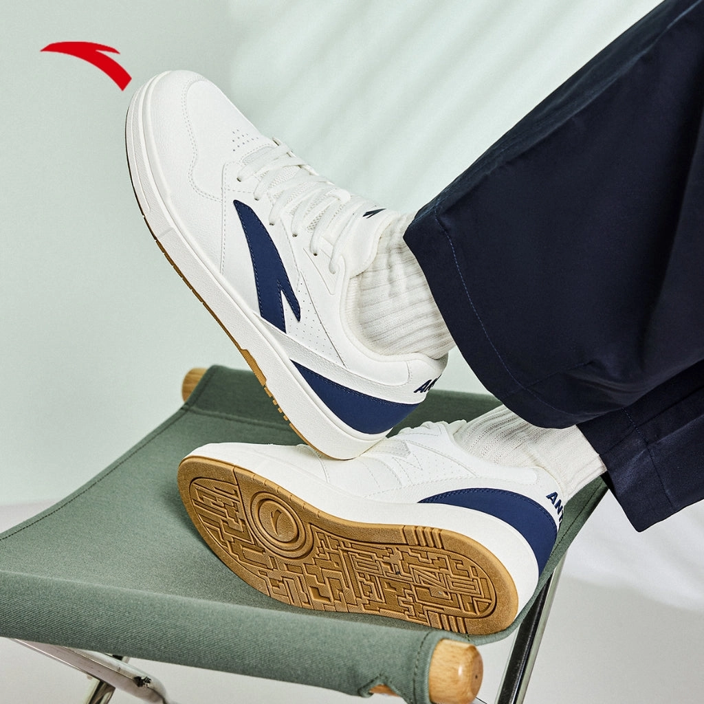 ANTA Men Lifestyle X-game Shoes Skateboard shoes 9124B8009-3 -White/Blue (Kasut Kasual Lelaki) Dc Shoes Sneakers