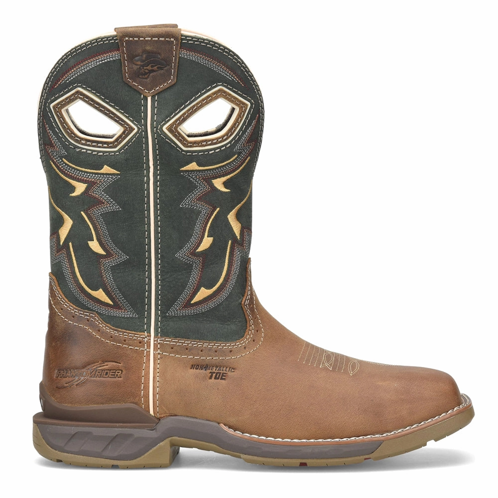 Best Pull-on Work Boots For Concrete Kerrick 11 inch Oil Resistant Wide Square Composite Toe Work Boots