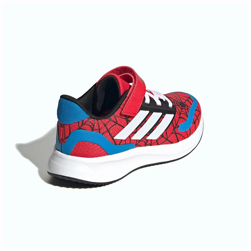 Kid's Preschool Runfalcon 5 Spider-Man Pure Ruby/White/Bright Blue Running Shoes For Pronators