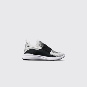 Kid's TechLoom Bliss White / Black / Black / Ribbed Good Running Shoes Women
