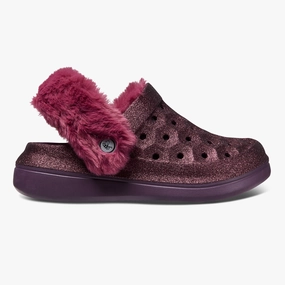 Kids' Varsity Lined Clog with Popinz  Glitter Heavy Duty Clogs