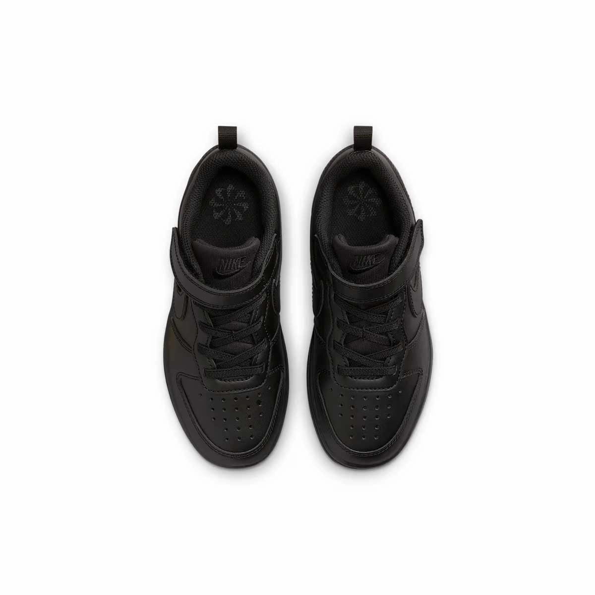 Kids Court Borough Low Recraft 'Triple Black' Nike Zoom All Out Flyknit Shoes