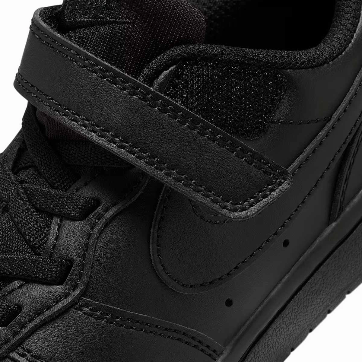 Nike Neymar Shoes Kids Court Borough Low Recraft 'Triple Black'