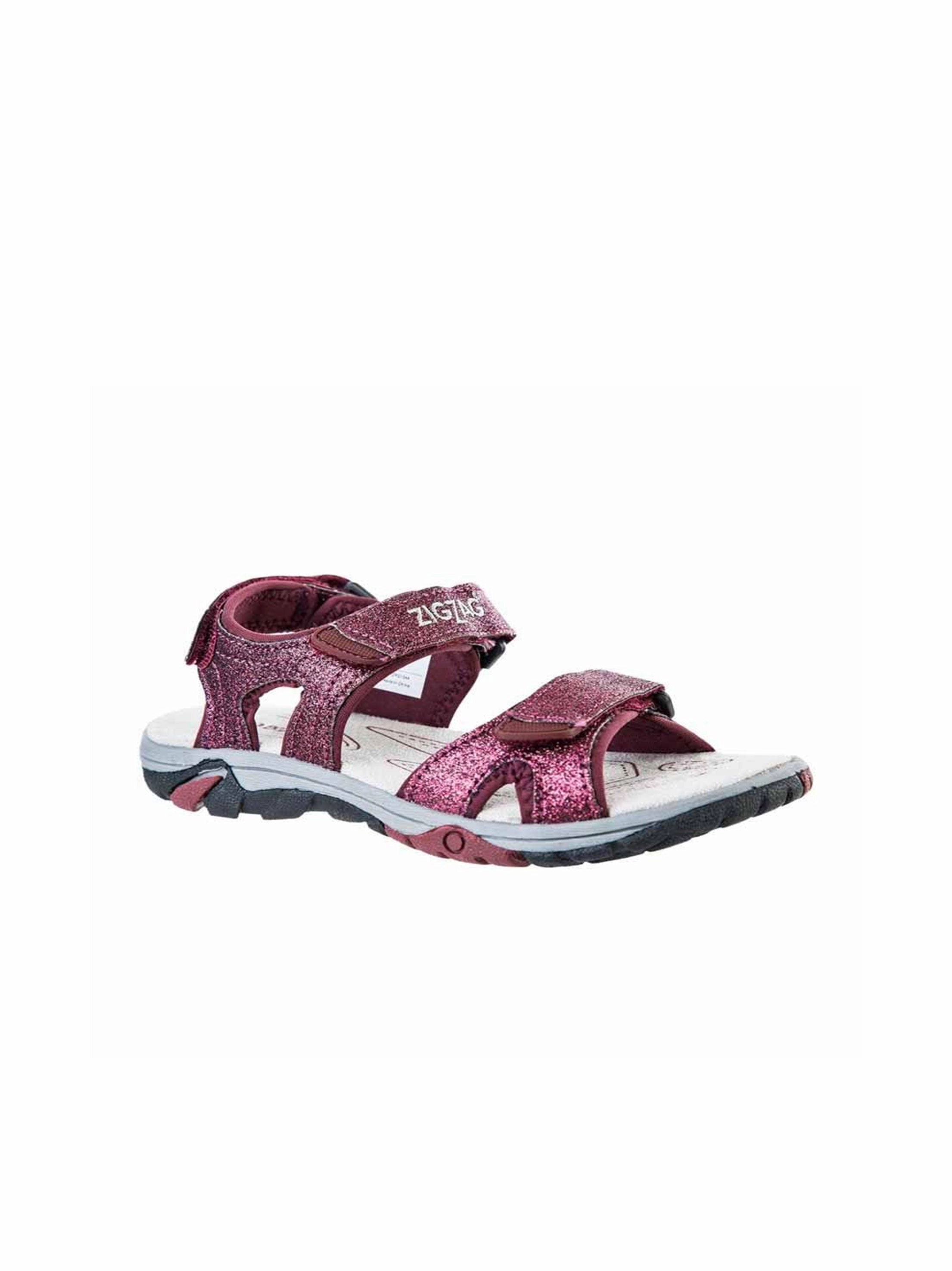 Running Shoe Brand Kids Girl Glitter Embroidered Logo Sandals,Wine