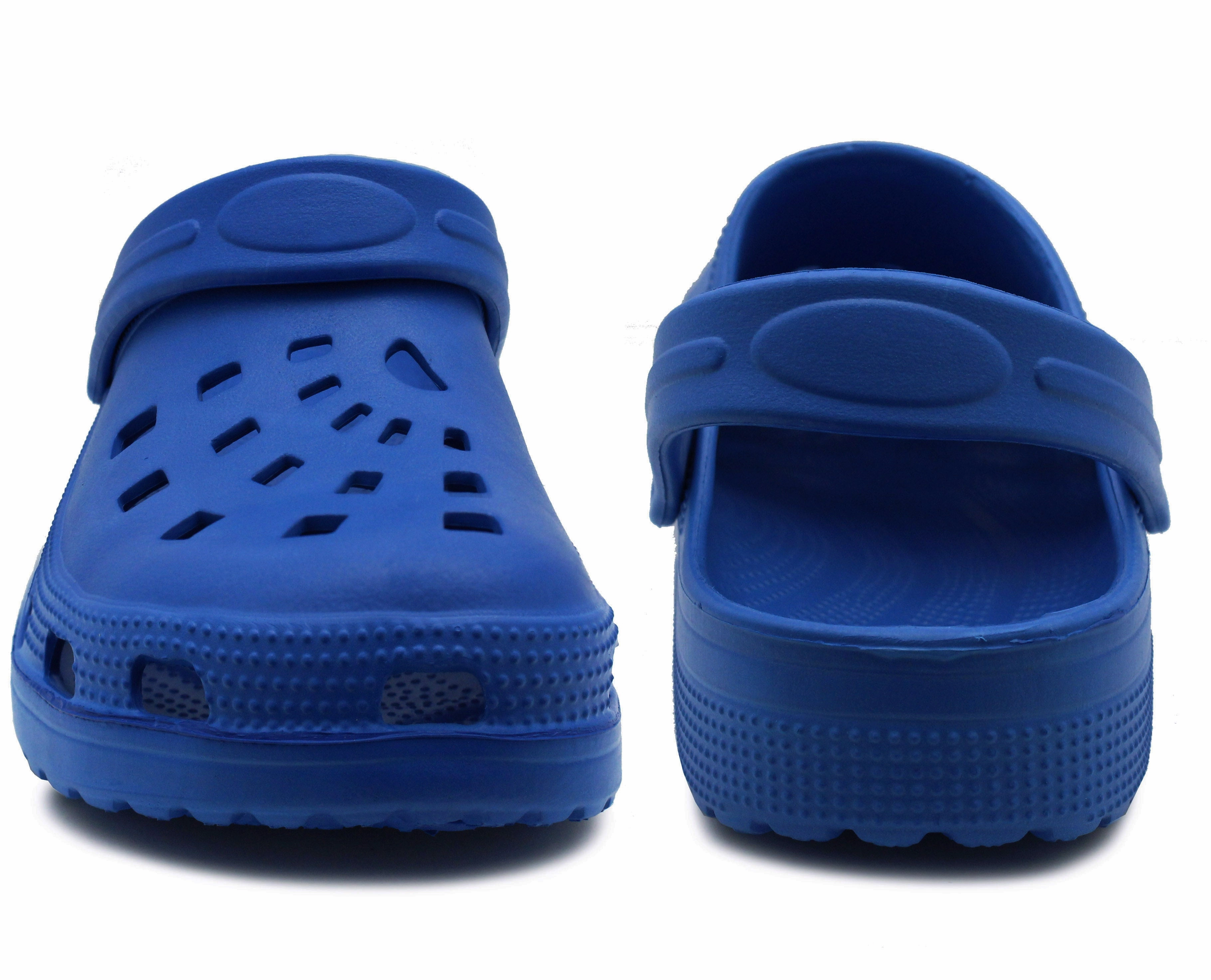 Classic Mary Jane Clogs Kids Unisex Navy Clogs Lightweight EVA Breathable Unisex Boys Girls Slip On Adjustable Garden Beach Pool Slides Sandals