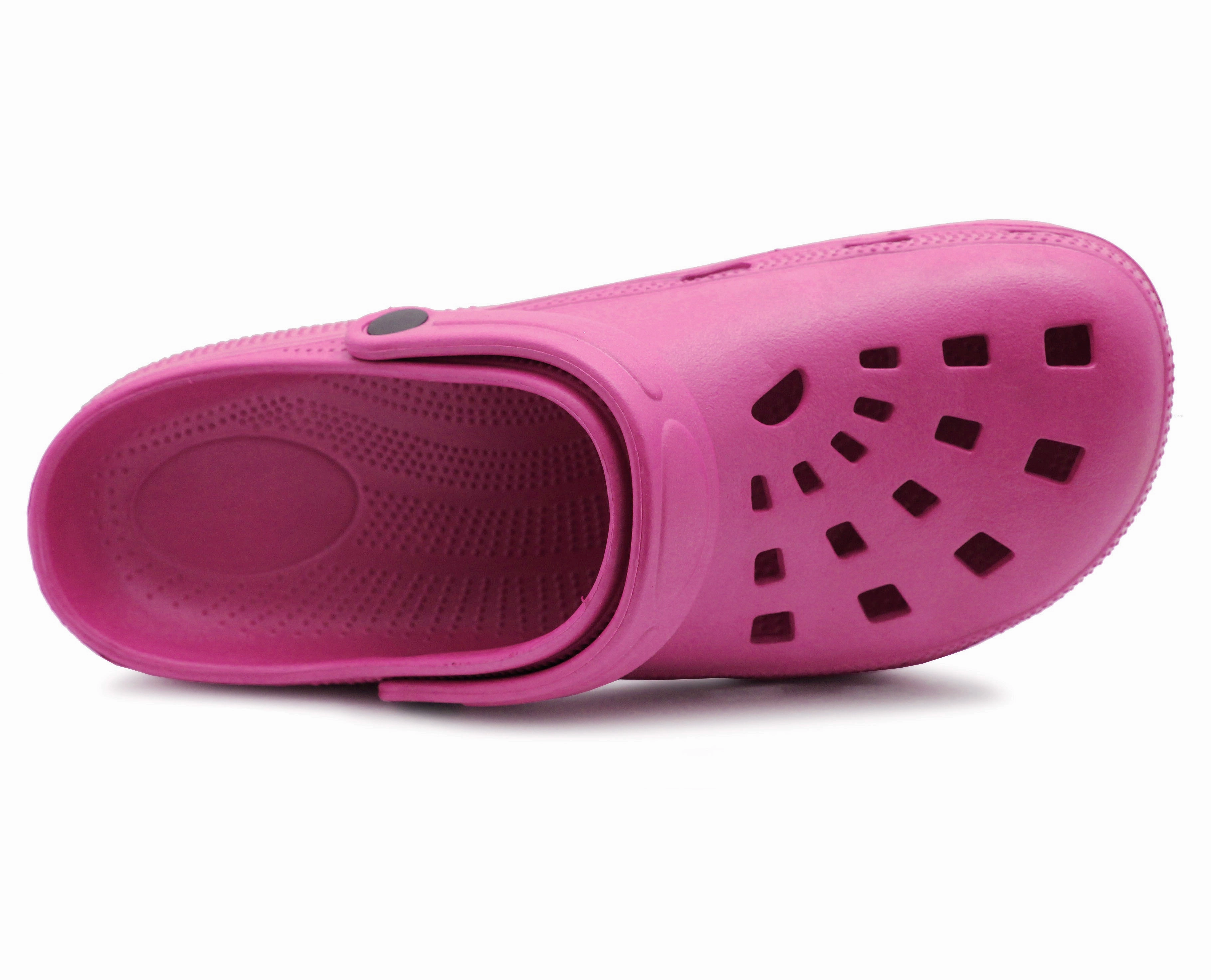 Simple Clogs 90s Kids Unisex Pink Clogs Lightweight EVA Breathable Unisex Boys Girls Slip On Adjustable Garden Beach Pool Slides Sandals