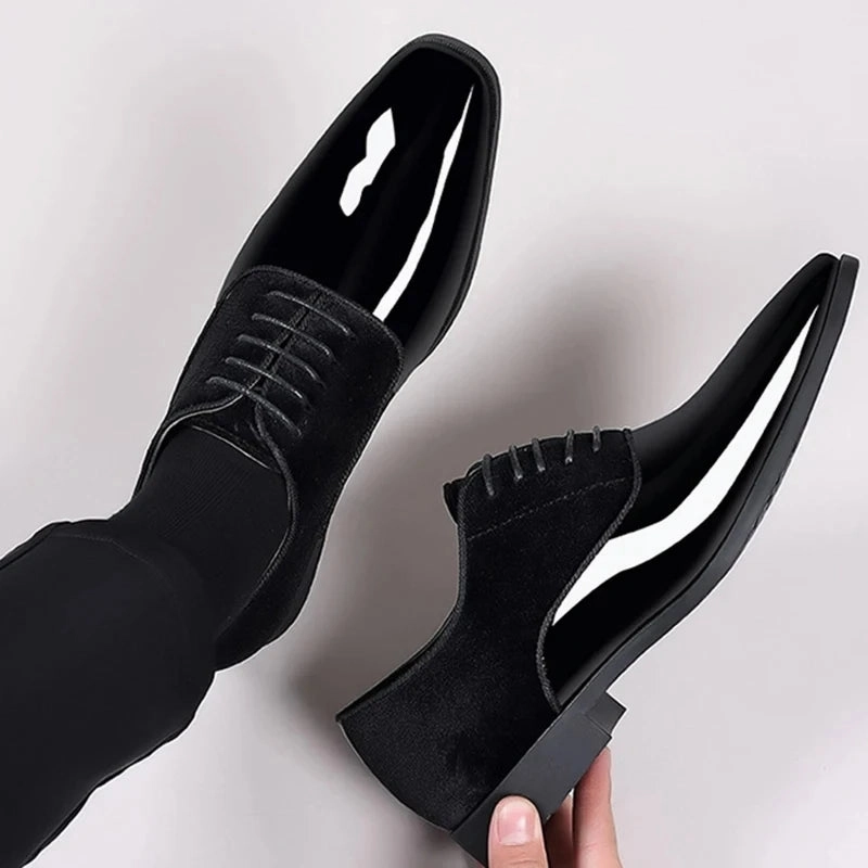 Lace-Up Formal Business Shoes For Men's Best Ankle Boots For Thick Calves
