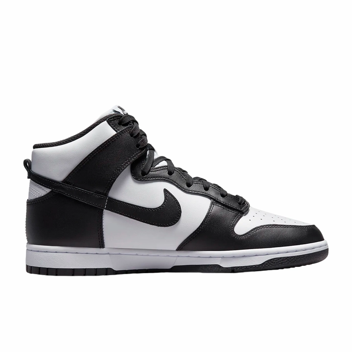 Nike scarpa sneakers alta da uomo Dunk High Retro DD1399-105 bianco-nero All Day Play Nike Shoes