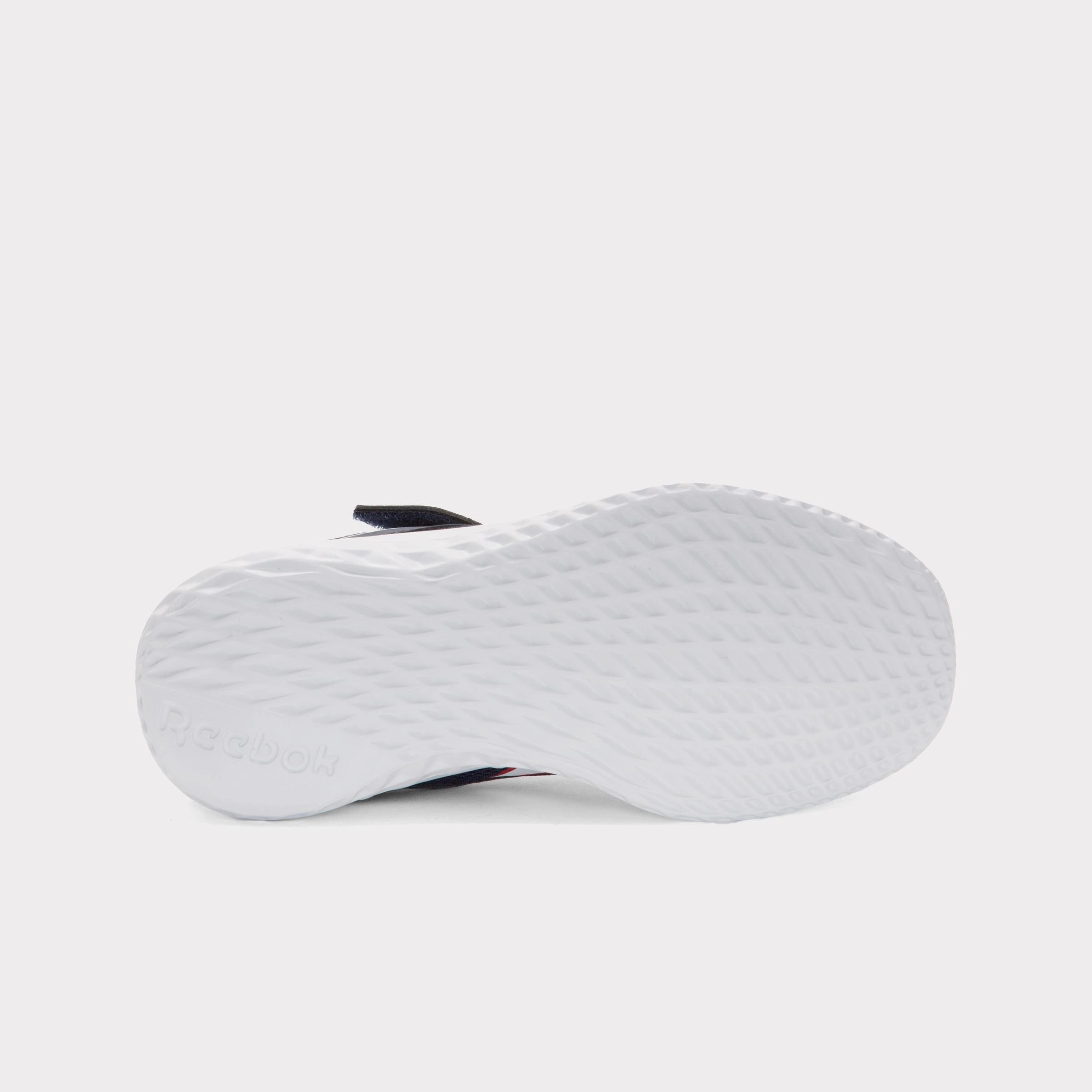 Reebok Footwear Kids Rush Runner Elastic Lace Shoes  Pre-School VECTORNAVY/WHITE/VECTORRED Running Shoes Cambridge