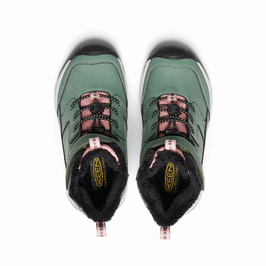 Little Kids' Skua Waterproof Winter Boot  |  Dark Forest/Rose Elegance Boots For Hiking In Snow