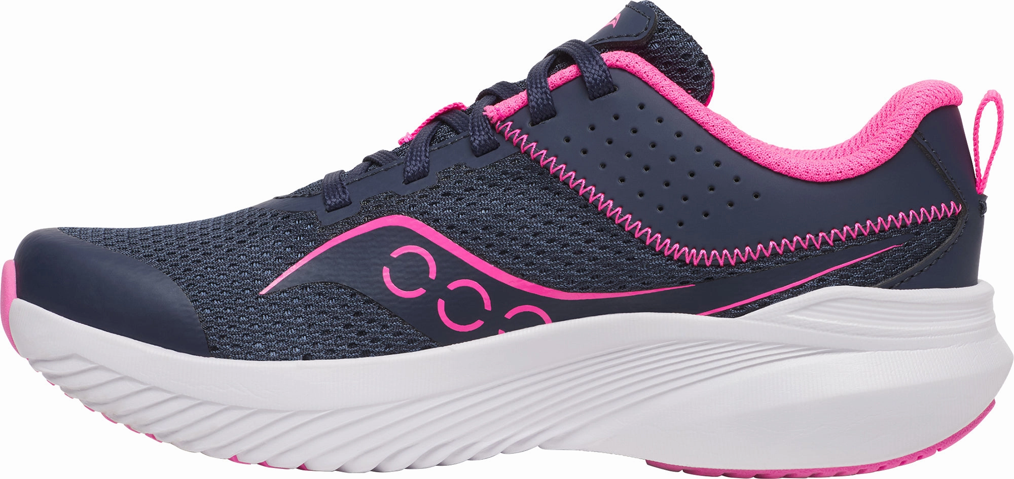 Saucony Kinvara 14 LTT Junior Running Shoes - Blue Best Running Shoe With Wide Toe Box