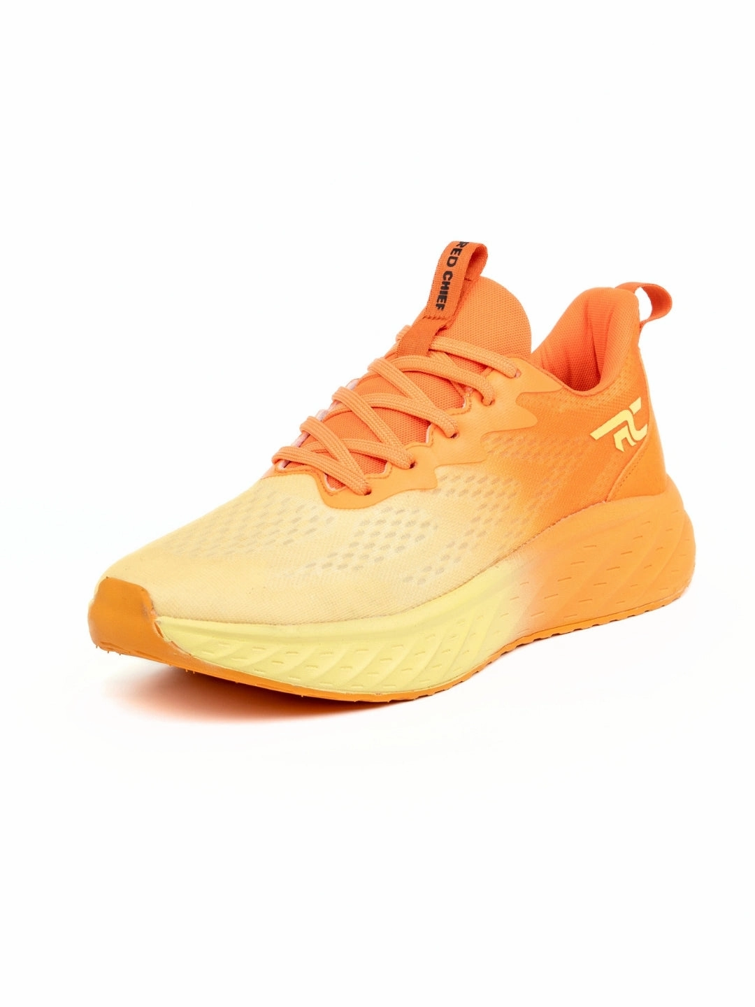 Red Chief Sports Orange-Yellow Running Shoes For Men R1712 F044 Best Wide Trail Running Shoes