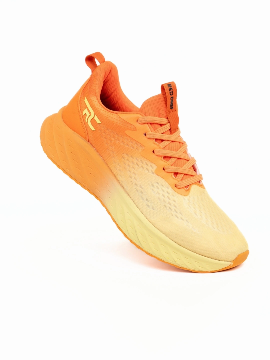 Red Chief Sports Orange-Yellow Running Shoes For Men R1712 F044 Cyber Monday Running Shoes