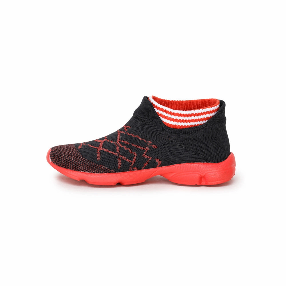 Lucy & Luke (Red) Casual Non Lacing Shoes For Kids KSN-207 By Liberty With Arch Support Best Walking Tennis