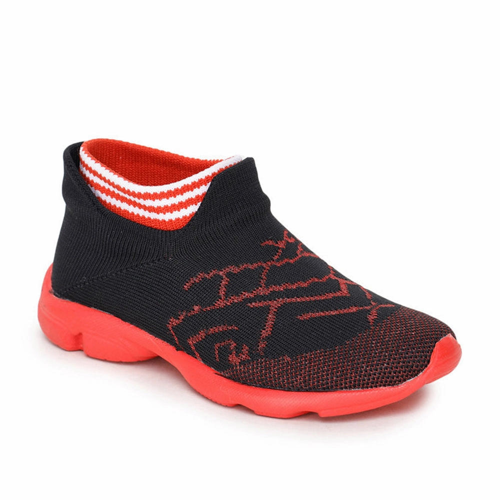 Light Hiking And Summer - Winter Walking Shoe Walking Lucy & Luke (Red) Casual Non Lacing Shoes For Kids KSN-207 By Liberty