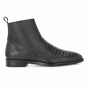 Chelsea Boots Nordstrom Luxury Black Crocodile Print Leather Chelsea Boots