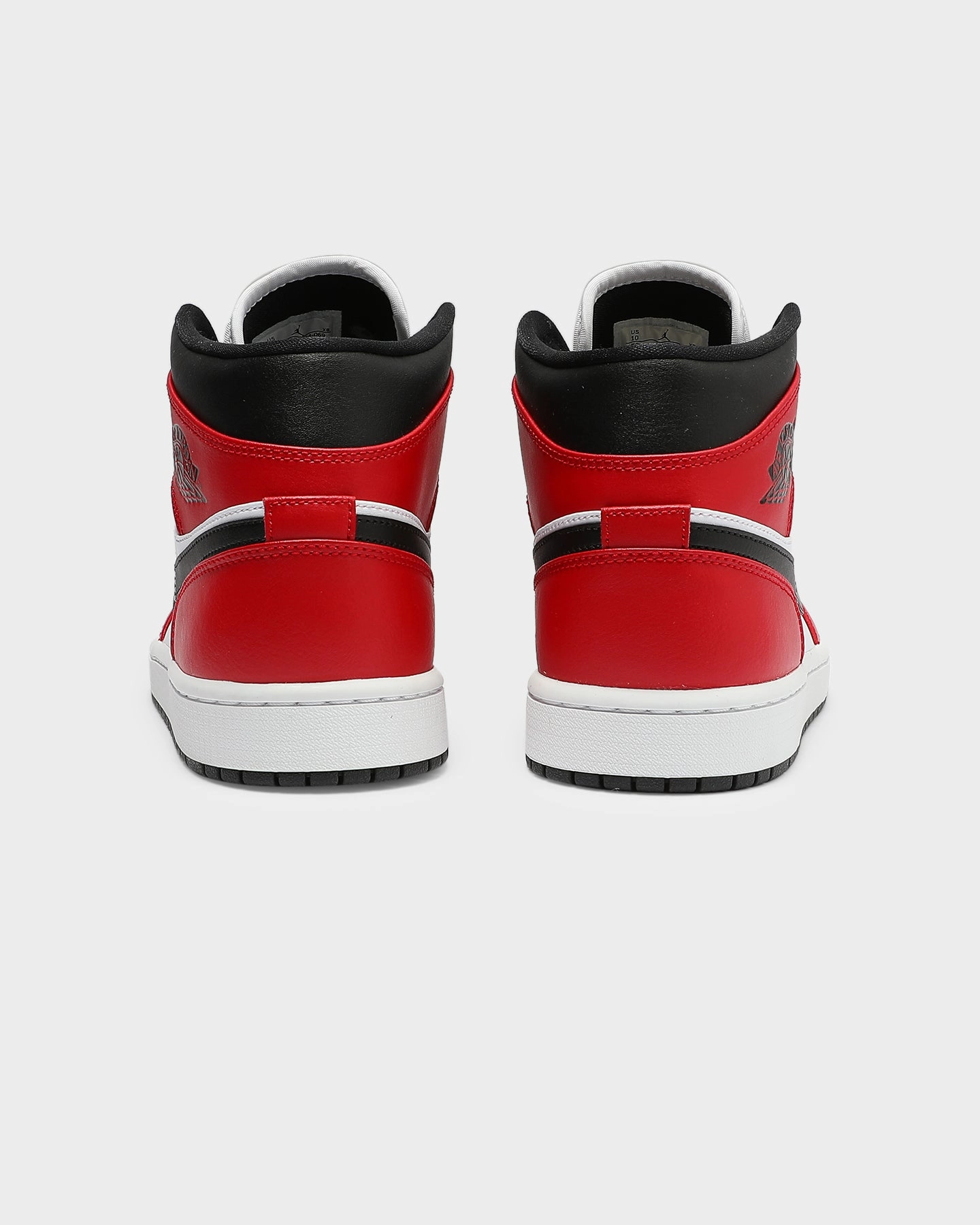 Nike Air Shoes For Running Jordan Men's Air Jordan 1 Mid ' Chicago Black Toe' Black/Black/Red
