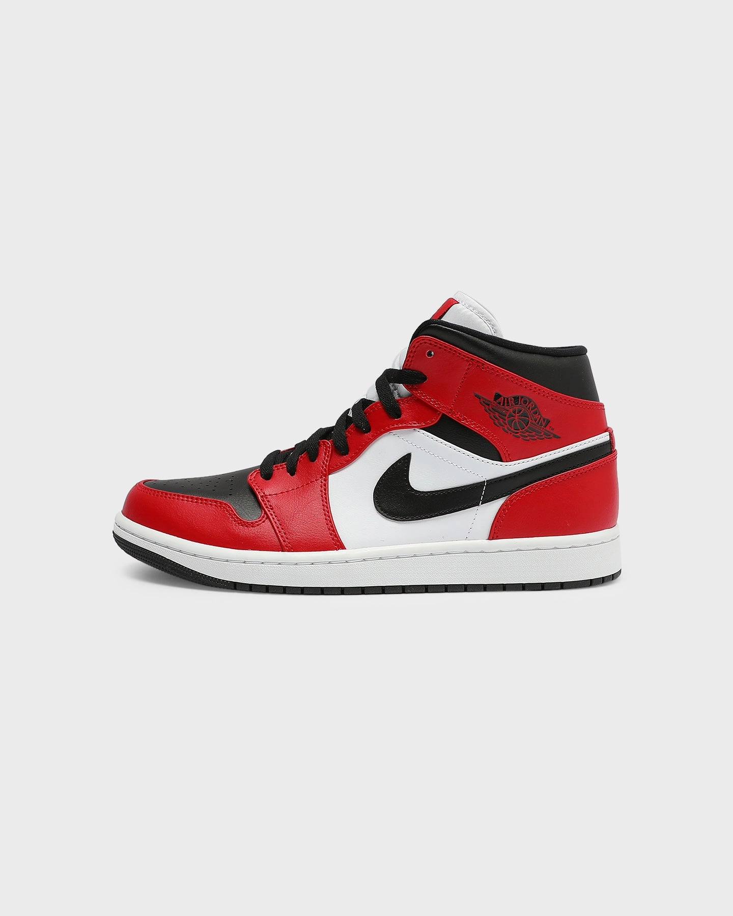 Nike Dunk Low Jp Shoes Jordan Men's Air Jordan 1 Mid ' Chicago Black Toe' Black/Black/Red