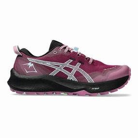Women's Asics Gel-Trabuco 12, Blackberry/Light Blue, 7 B Medium Asics A6 Shoes