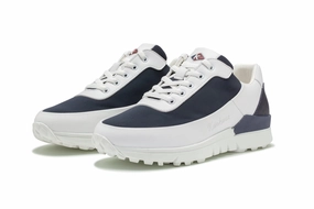 Master Lady 03   White|Blue   Women's Golf Shoes ML003 07 Retro Golf