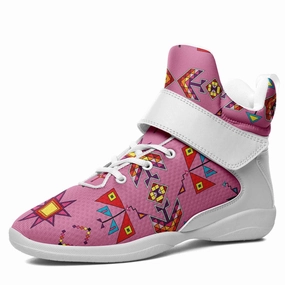 Top 10 Cheap Basketball Shoes Scattered Generations Pink Ipottaa Basketball / Sport High Top Shoes - White Sole