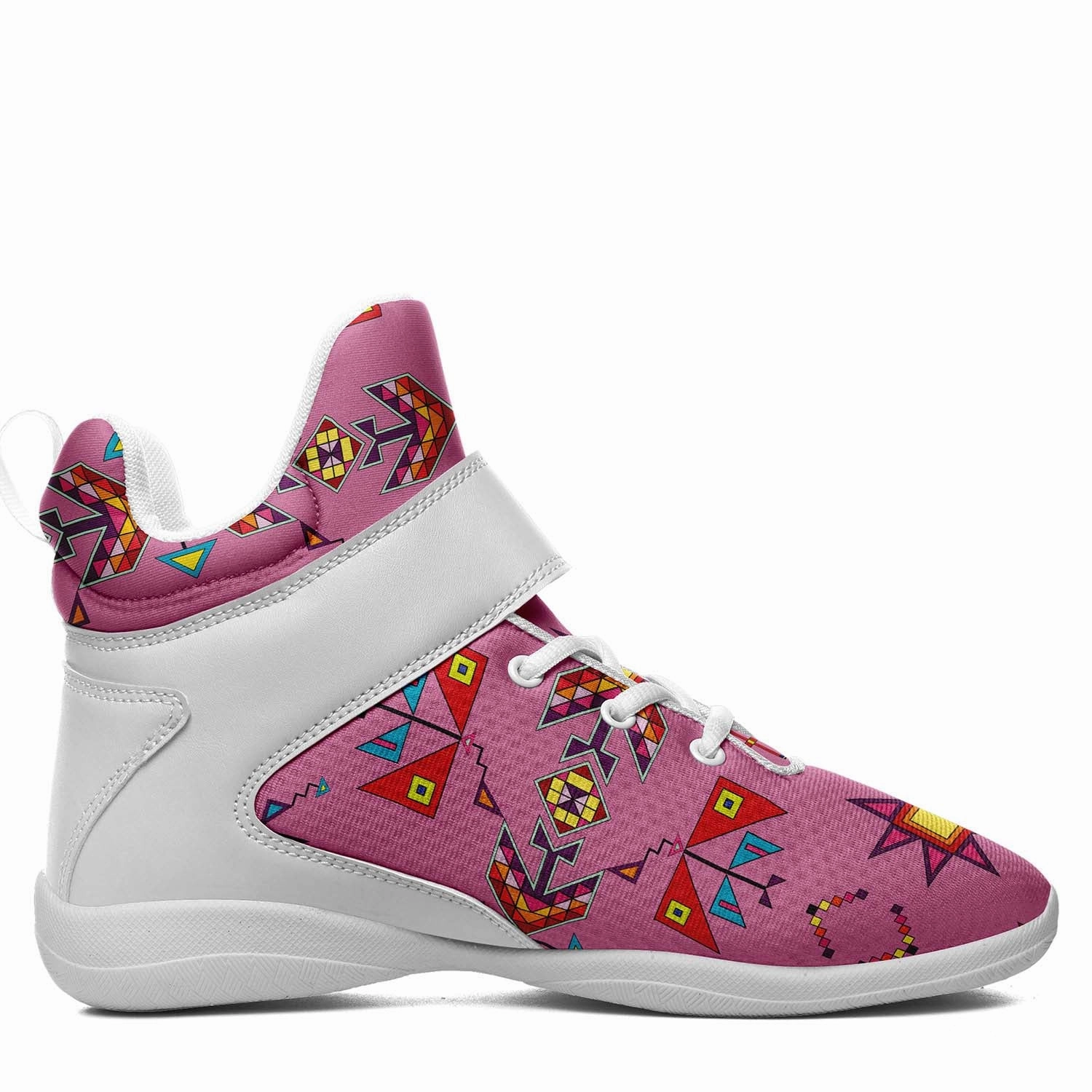 Scattered Generations Pink Ipottaa Basketball / Sport High Top Shoes - White Sole Men Basketball Shoes Curry