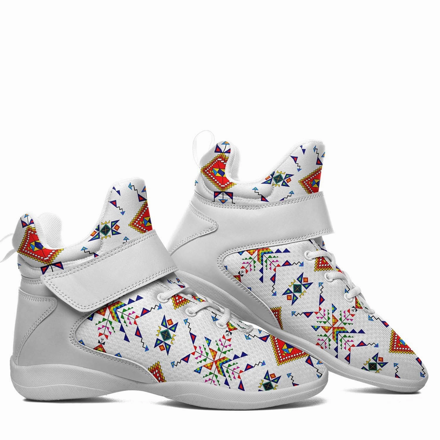 Glide Basketball Shoes Buffalo Jump White Ipottaa Basketball / Sport High Top Shoes - White Sole