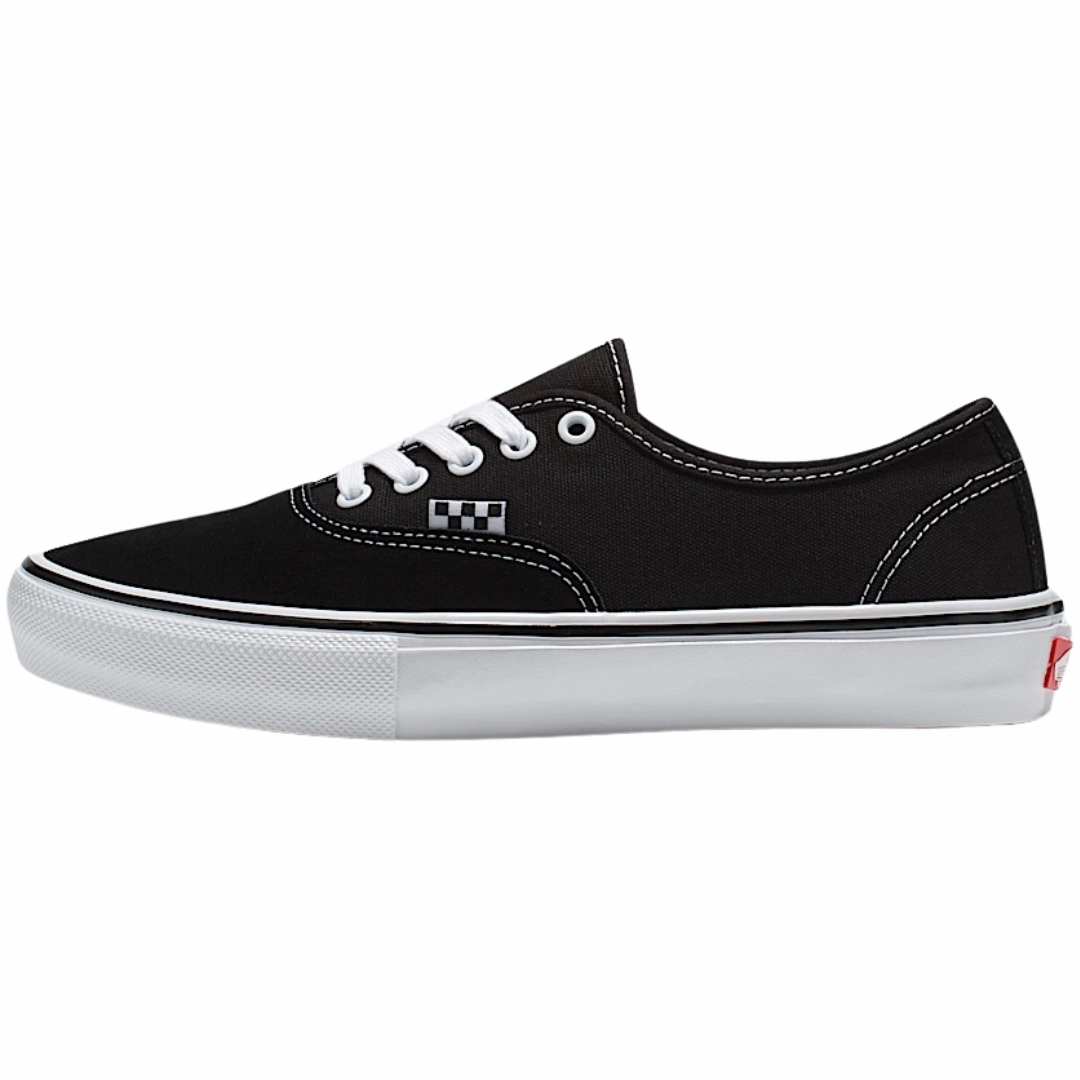 Vans Skate Authentic Shoes - Black / White Sale  Skate