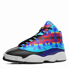Between the Mountains Blue Isstsokini All High Top Basketball Shoes