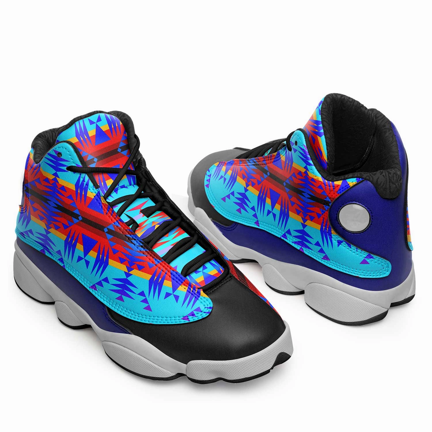 Demar Derozan Basketball Shoes Between the Mountains Blue Isstsokini