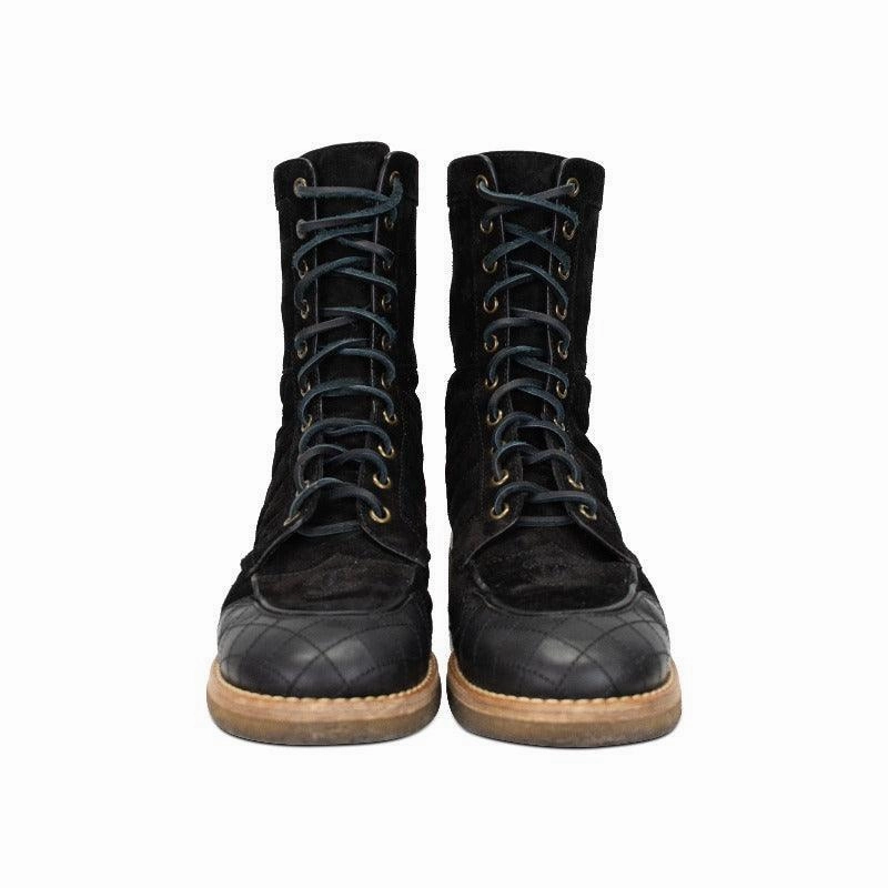 Jungle Combat Boots Chanel Combat Boots - 38