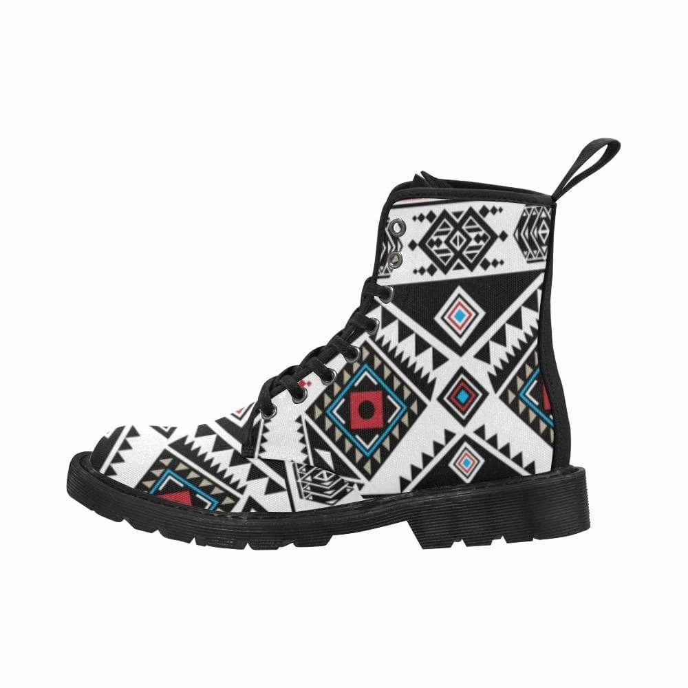 Camea Lug Sole Combat Boots California Coast Boots for Men (Black)