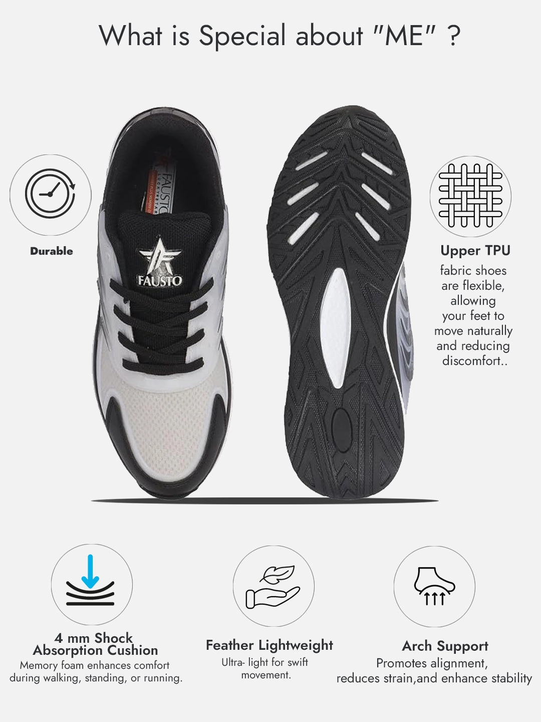 Men Black Colorblocked Lace Up Sneakers| Sports Running Shoes|Anti-Skid Phylon Sole|Lace-Up Athleisure Shoes|Walking Shoes Ken Carson Complex Sneakers