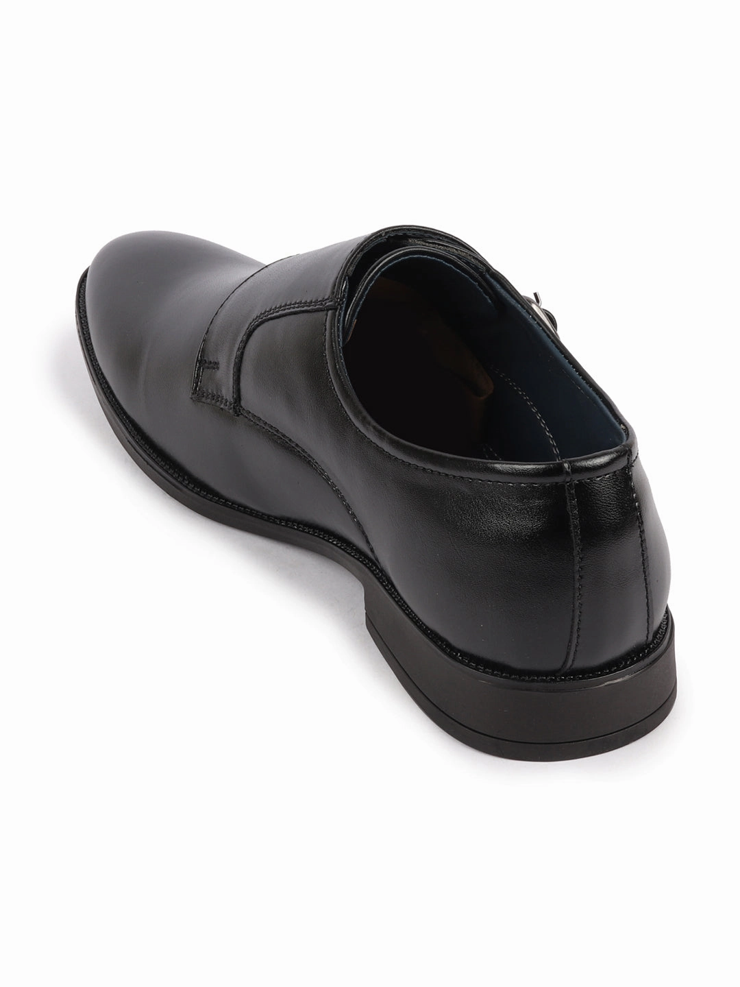 Roofing Work Boots Men Black Formal Wedding Party Double Monk Strap Shoes