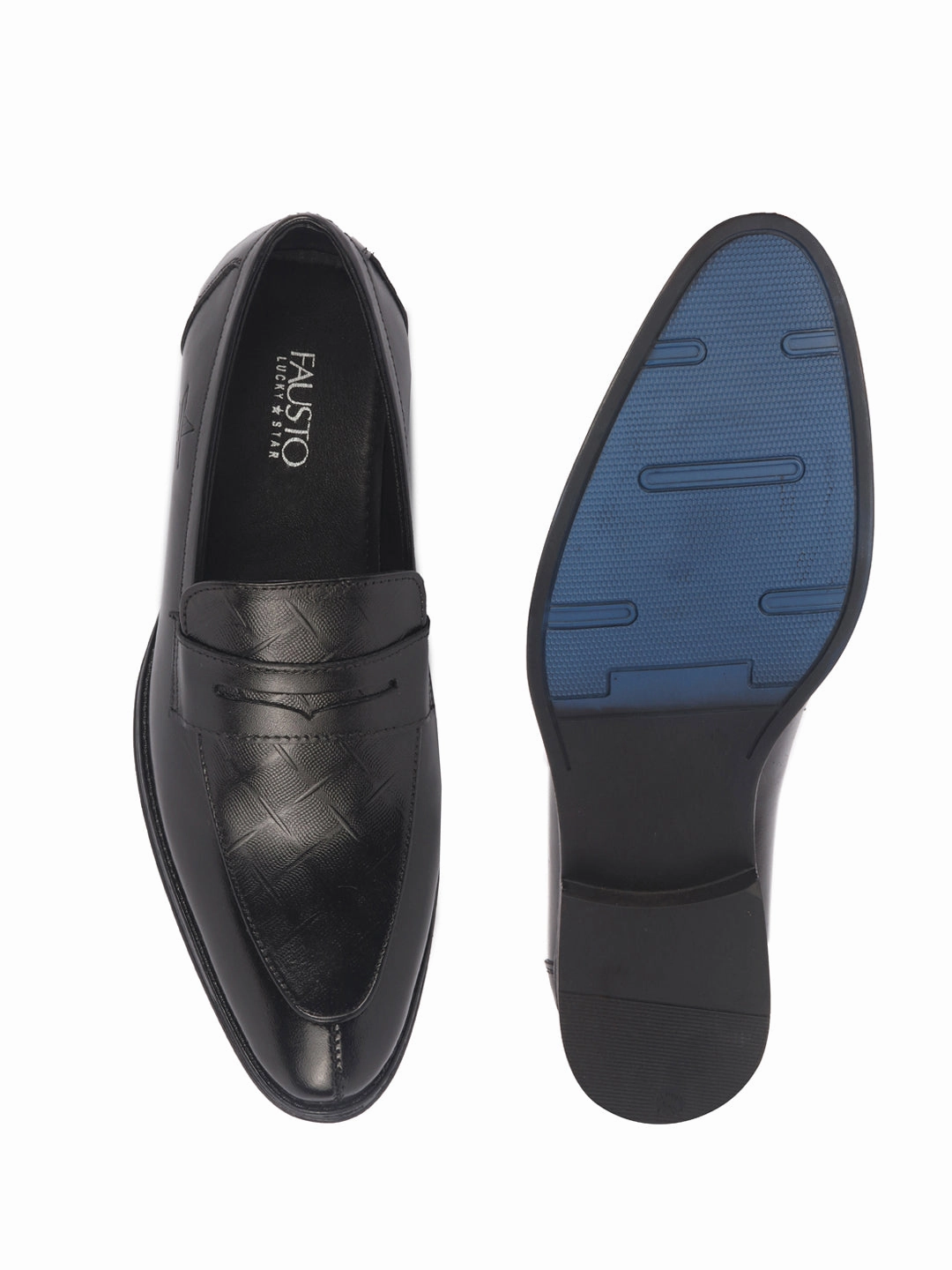 Top Waterproof Work Boots Men Black Genuine Leather Formal Textured Slip On Shoes for Office Meetings|All Day Long Comfort With Soft Cushioned