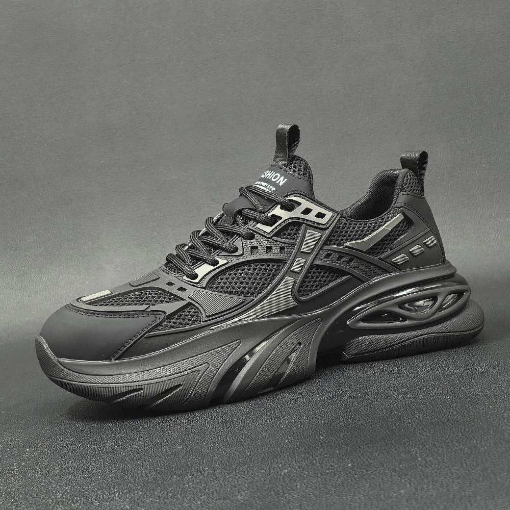 Men Breathable Mesh Fashion Thick Soled Casual Sneakers 1980s Sneakers