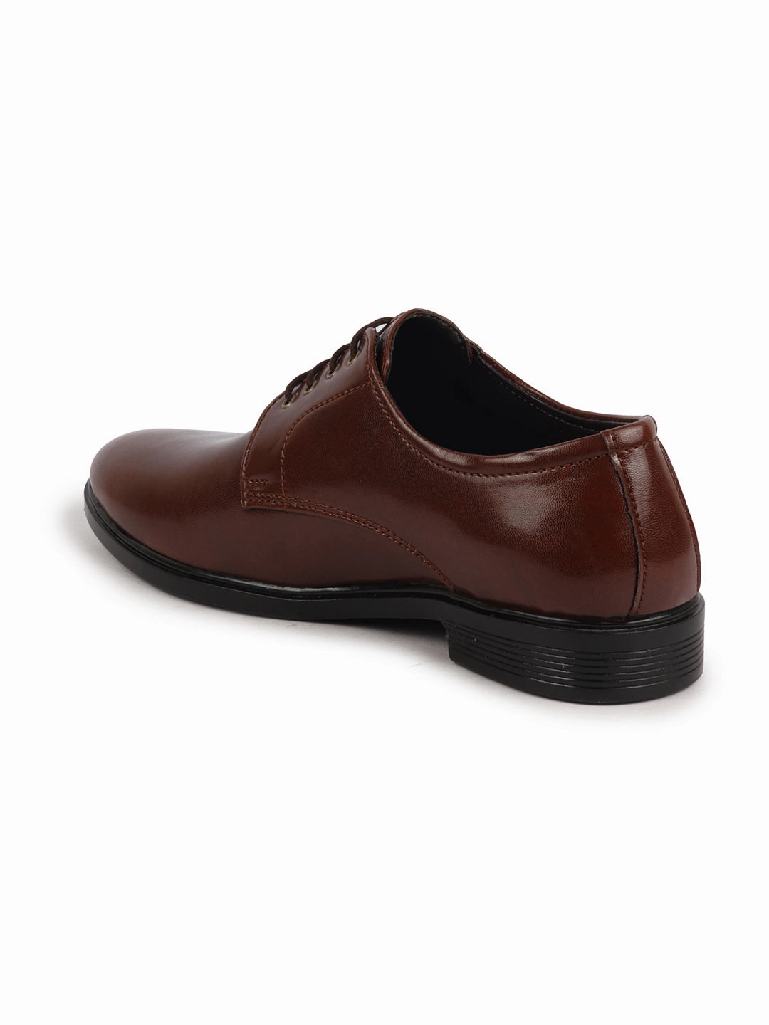 Best Work Boots Men Brown Formal Dress Lace Up Derby Shoes With Cushioned Footbed For Office|Work