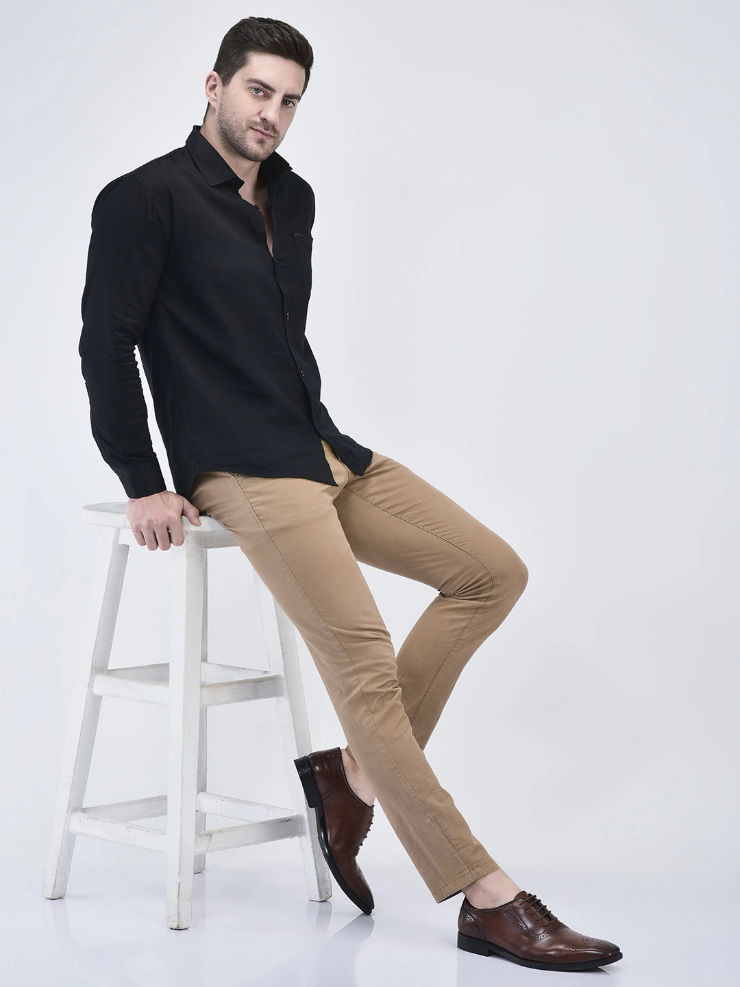 Men Brown Genuine Leather Formal Classic Lace Up Brogue Shoes for Work|Tuxedo Lace Up Shoes Extreme Cold Weather Work Boots