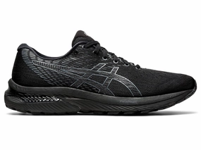 Most Comfortable Shoes Asics Men's Asics Gel-Cumulus 22, Black/Carrier Grey, 11.5 D Medium